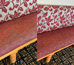 Domestic upholstry cleaning