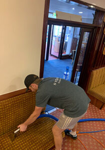 Storm Floorcare upholstery cleaning